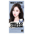 Mijyangsen Nyu Hel Cream Yeomsaekje , Kulbeuraun , 1 Pack (미쟝센 뉴 헬 염색제 쿨브라운)