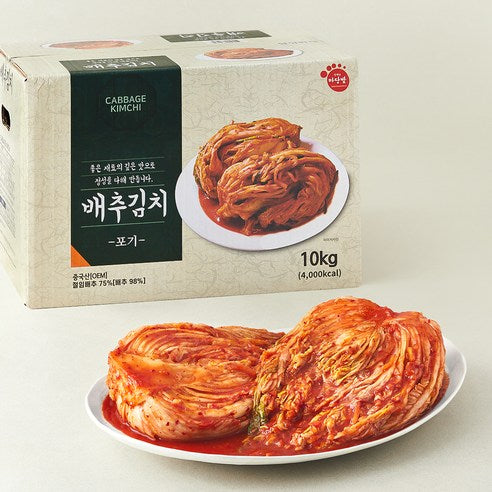 Madangbal Pear Chu Kimchi , 10 kg, 1 Pack (마당발 배추김치, 10kg, 1개)