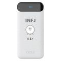 Nyukeul MBTI PD 22.5 w 10000 mAh Bojo Pear Teori INFJ, White , NCPB-10 KPD-15-LGC (뉴클 MBTI PD 22.5w 10000mAh 보조배터리 INFJ, 화이트, NCPB-10KPD-15-LGC)