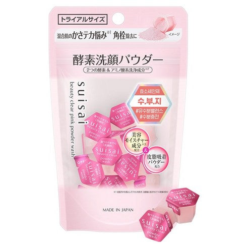Susa Byuti Clear Pink Powder Wash 15 p, 21 g, 1 Pack (수이사이 뷰티 클리어 핑크 파우더 워시 15p, 21g, 1개)