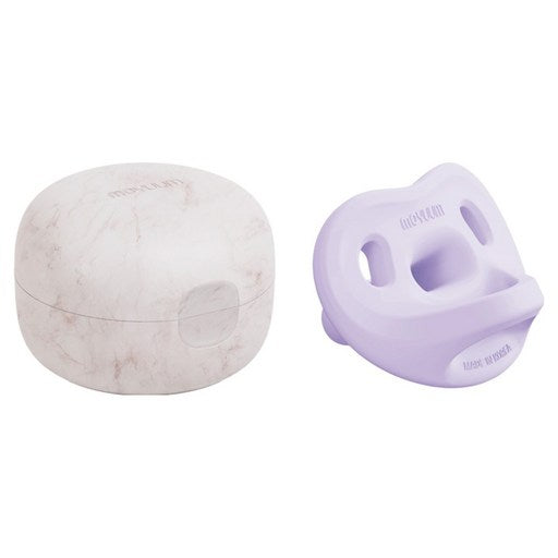 Moyum Infant Ol Silrikon Makarong Jjokjjok + Jeonyongkeseu Set , 2 Dangye (3~6 Pack ), Tamilkeu , 1 Set (모윰 올 실리콘 마카롱 쪽쪽 전용케스 단계 타밀크)