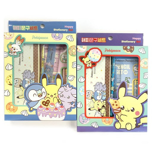 Packets Ketmonseuteo Haepimungu Set 2 Types , Honhapsaeksang , 1 Set (켓몬스터 해피문구 혼합색상)