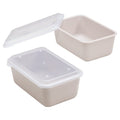 Attihom Milpeurep 1 Dan Sirak , Cream , 2 Pack (아띠홈 밀프렙 1단 도시락, 크림, 2개)