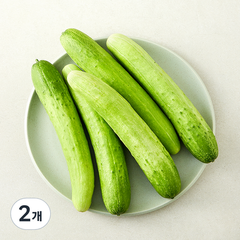 Cheonan Aunae Cucumber , 120 g, 2 Pack , 5 Pack Pack (천안 아우내 오이, 120g, 2개, 5개입)