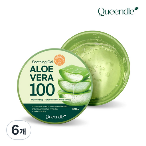 Kwindeul Albera 100 Al Sudingjel , 300 ml, 6 Pack (퀸들 알베라 알 수딩젤)