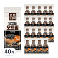 Oteukeeo Tasty Oteumil Seoritae Nat Bag Pack , 40 Pack , 50 g (오트케어 오트밀 서리태 낱)