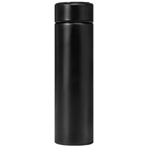 Emdidijital Boon Bonaeng Onpyosi Seuten Seumateu Teombeulreo , Beulraek , 500 ml, 1 Pack (엠디디지탈 보온 보냉 온표시 스텐 스마트 텀블러 블랙)