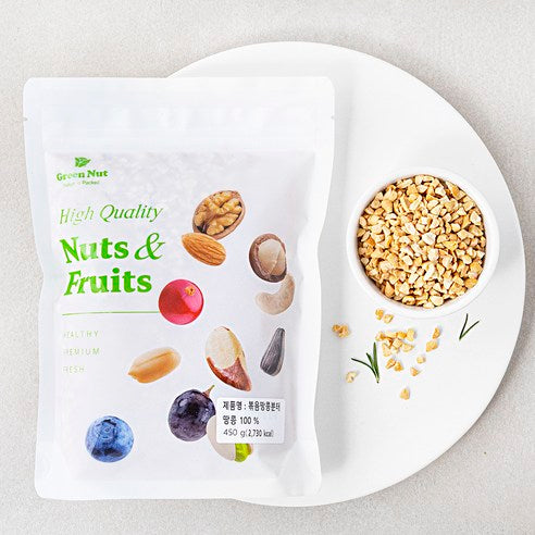 Green Neoteu Bokeumttangkongbuntae , 450 g, 1 Pack (그린너트 볶음땅콩분태, 450g, 1개)