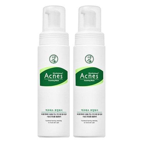 Akeuseu Packets Ming Wash Cleansing Foam , 200 ml, 2 Pack (아크네스 포밍워시 클렌징 폼, 200ml, 2개)