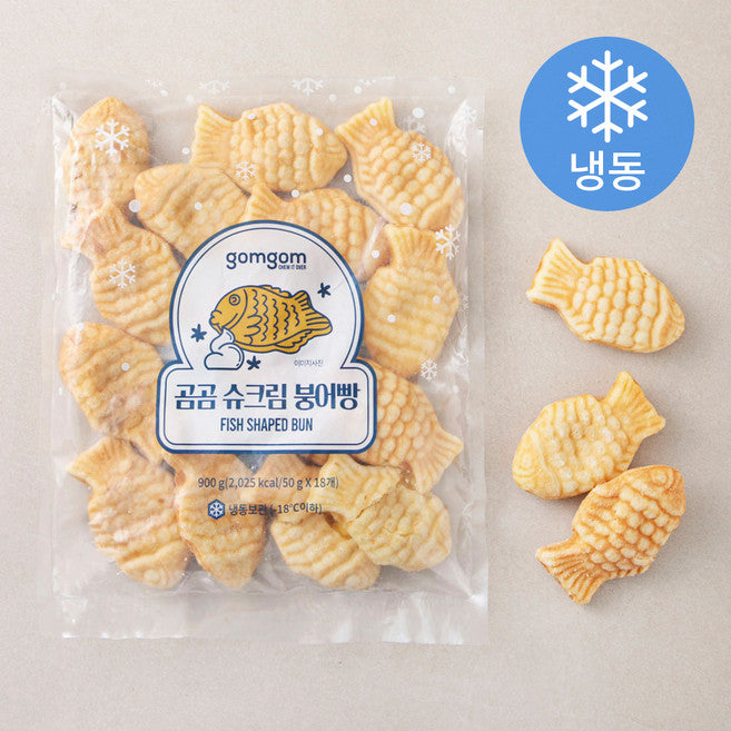 GuamPick Syu Cream Bungeoppang , 50 g, 18 Pack , 1 Pack (슈 붕어빵)