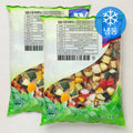 Guunyachaemikseu Trimmed Chaeso ( Frozen ), 1 kg, 2 Pack (구운야채믹스 채소)