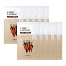 Skinfood Kaerot Katin Mask , 10 Pack , 1 Pack (스킨푸드 캐롯 카로틴 마스크, 10개입, 1개)