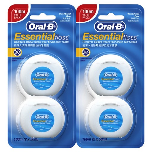 Oralbi Wax Chisil , 50 m, 2 Pack , 2 Pack (오랄비 치실)