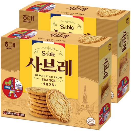 Haitai Je Sabeure , 252 g, 2 Pack (제 사브레)