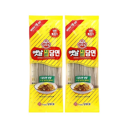 Ottogi Yetnal Jareundang Noodles , 100 g, 2 Pack (옛날 자른당)