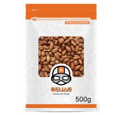 Pudeuniseuta Bokeumttangkong , 500 g, 1 Pack (푸드니스타 볶음땅콩, 500g, 1개)