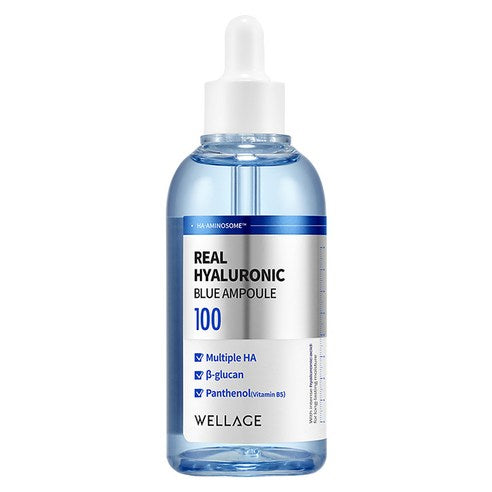 Welrajyu Rieol Hialrunik Blue Ampoule , 100 ml, 1 Pack (웰라쥬 리얼 히알루로닉 블루 앰플, 100ml, 1개)