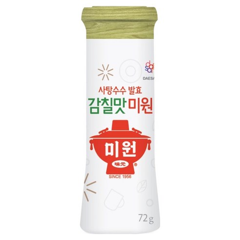 Miwon Satangsusubalhyo Persimmon Chil Flavor , 72 g, 1 Pack (미원 사탕수수발효 감칠맛, 72g, 1개)