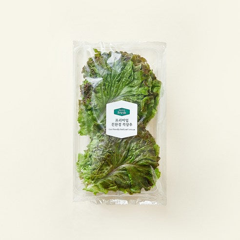 Eco-friendly Red Lettuce , 120 g, 1 Pack (프리미엄 친환경 적상추, 120g, 1개)