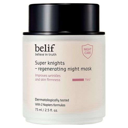 Bilripeu Super Nacheu Rijeneoreting Nateu Mask , 1 Pack , 1 Pack (빌리프 슈퍼나이츠 리제너레이팅 나이트 마스크, 1개입, 1개)