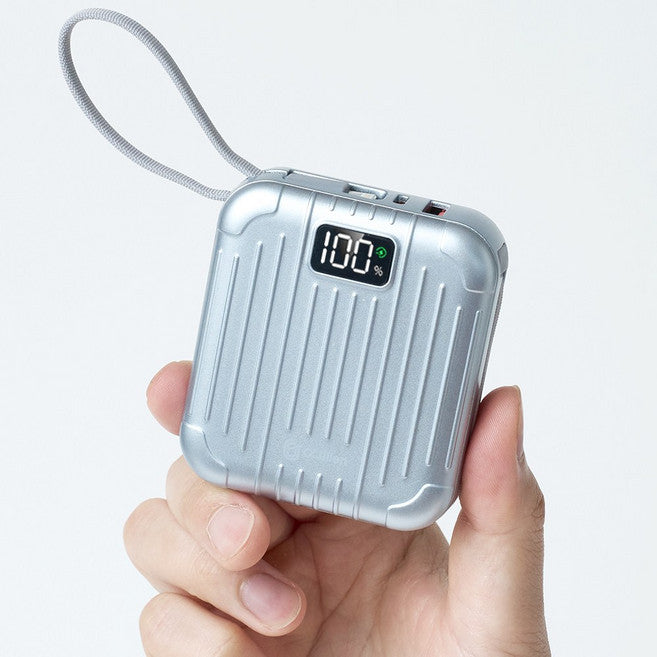 Ojiren Gosok Charging Chogyeongryang Bojo Pear Teori 10000 mAh, Silver (오지렌 고속충전 초경량 보조배터리 10000mAh, 실버)