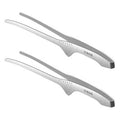 Bireu Seuteinriseu 304 Kaemping Stainless Yori Pinset Jubang Gogi Jipge , Silver , 2 Pack (비로르 스테인리스 304 캠핑 스텐 요리 핀셋 주방 고기 집게, 실버, 2개)