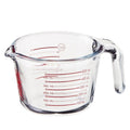 Comet Kichin Obeungeulraseu Naeyeolyuri Multi Gyeryang Cup 500 ml, 1 Pack (코멧 키친 오븐글라스 내열유리 멀티 계량컵 500ml, 1개)