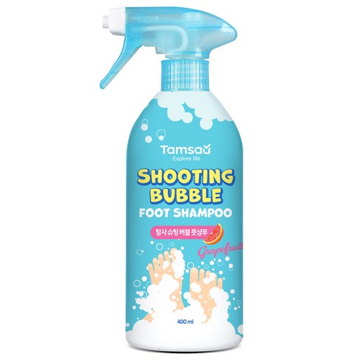 Tamsa Syutingbeobeul Put Shampoo Jamongmohitto Scent 400 ml, 1 Pack , 1 Pack (슈팅버블 풋 자몽모히또)