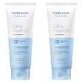 [2 Pack Gihoek ] Missha Supeo Aqua Ultra Hialron Cleansing Foam , 200 ml, 2 Pack ([2입기획] 미샤 수퍼 아쿠아 울트라 히알론 클렌징 폼, 200ml, 2개)