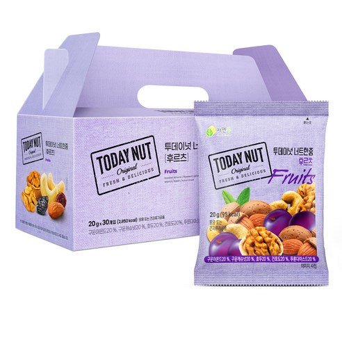 Tudeneot Neoteujum Whoo Reucheu Gyeon Seonmul Set 600 g, 1 Set (투데이넛 너트한줌 후르츠 견과 선물세트 600g, 1세트)