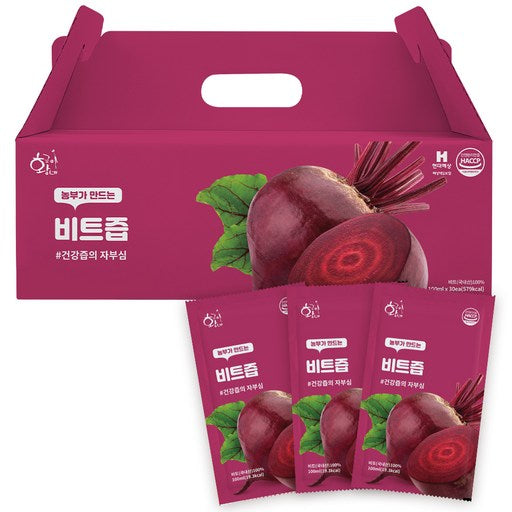 Hwanggeum Domestic Biteujeup , 100 ml, 30 Pack (황금 비트즙)