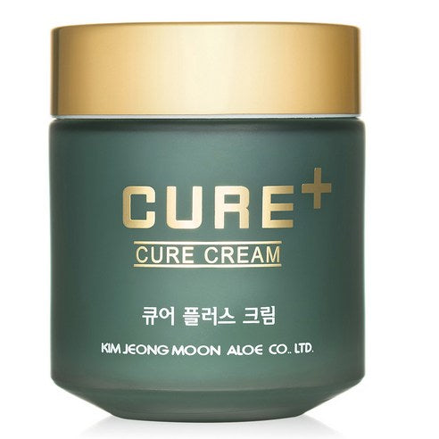 Gimjeongmunal Rasenseu Kyueo Peulreoseu Cream , 80 g, 80 ml, 1 Pack (김정문알로에 라센스 큐어 플러스 크림, 80g, 80ml, 1개)