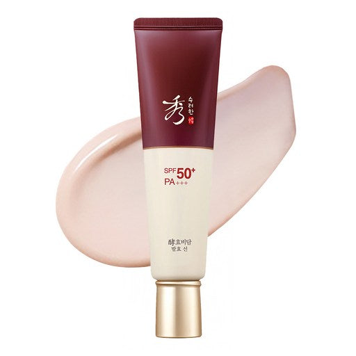 Suryeo Hyobidam Balhyo Sunscreen SPF 50 PA +++, 60 ml, 1 Pack (수려 효비담 발효)