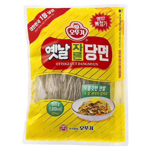 Ottogi Yetnal Jareundang Noodles , 500 g, 1 Pack (옛날 자른당)