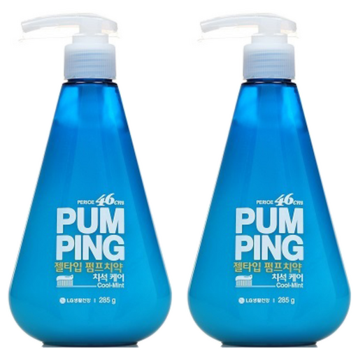 Perio 46 cm Peompingchiyak Chiseok Care , 285 g, 2 Pack (페리오 펌핑치약 치석)