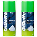 Gillette Packets Omi Lemon Raim Swebing Foam , 175 g, 2 Pack (오미 라임 쉐빙)