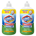 Yurakseu Multi Aeksyeon Rakseu Set Je Badakcheongsoyong , 1 L, 2 Pack (유한락스 멀티액션 락스와세제 바닥청소용, 1L, 2개)