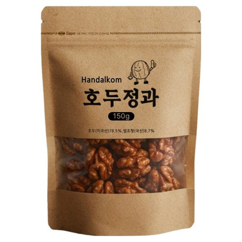 Dalkom Hojeong , 150 g, 1 Pack (한달콤 호두정과, 150g, 1개)