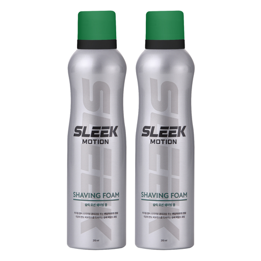 Ruko Seulrik Mosyeon Swebing Foam , 210 ml, 2 Pack (루코 슬릭 모션 쉐빙)