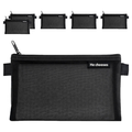 Mungudam Meswi Pauchihyeong Pil Whole , Black , 6 Pack (문구담 메쉬 파우치형 필)