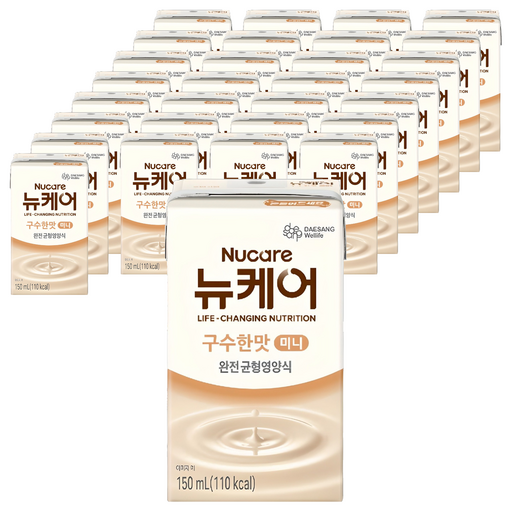 Nyu Care Gusu Flavor Mini Wanjeongyunhyeong Nutrition Sik , 150 ml, 72 Pack (뉴 구수 완전균형 식)