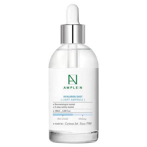Ampoule En Hialruronsyat Rateu Ampoule , 100 ml, 1 Pack (앰플엔 히알루론샷 라이트 앰플, 100ml, 1개)