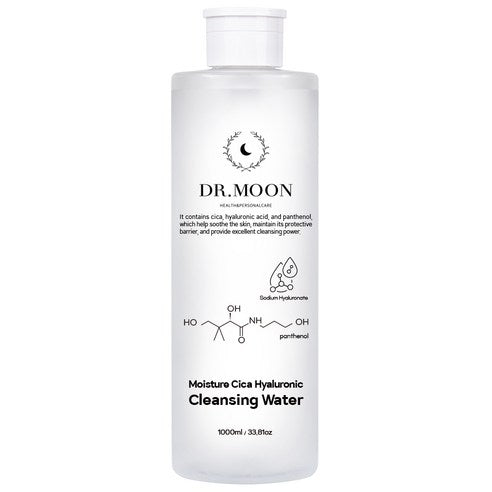 Dakteomun Moist Sika Hialrunik Cleansing Woteo , 1 Pack , 1 L (닥터문 촉촉한 시카 히알루로닉 클렌징워터, 1개, 1L)