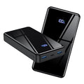 YINTO PD 22.5 W QC 3.0 Janryangpyosi Large Size Gosok Charging Bojo Pear Teori 30000 mAh, Black , JM 5 (YINTO PD 22.5W QC3.0 잔량표시 대용량 고속충전 보조배터리 30000mAh, 블랙, JM5)