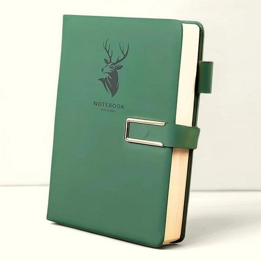 Ubeure A 5 Daeori Bangsu Juk Noteu , SD 02- Deep Green (우브레 다어리 방수 죽 노트)