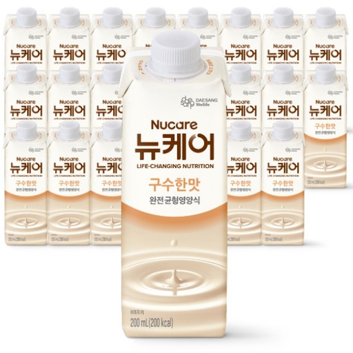 Nyu Care Wanjeon Gyunhyeong Nutrition Sik Gusu Flavor , 200 ml, 24 Pack (뉴 완전 균형 식 구수)