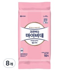 Mabide Baelreonseu Care Bidetisyu , 55 g, 10 Sheets , 8 Pack (마이비데 밸런스 케어 비데티슈, 55g, 10매, 8개)