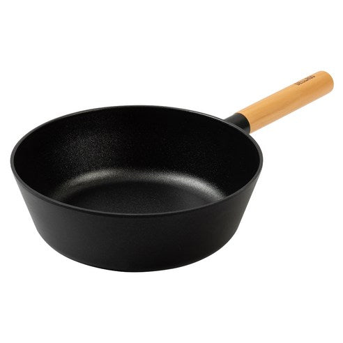 Delrago Domestic Udeu Bejik Gungjungpaen , 24 cm, 1 Pack (델라고 국산 우드 베이직 궁중팬, 24cm, 1개)