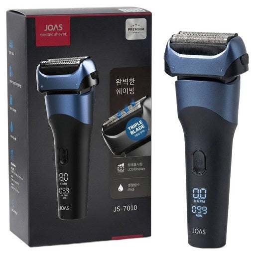Joaseu Teuripeul Beulredeu Saenghwalbangsu Jeondong Noodles Gi , Blue + Black , JS-7010 (조아스 트리플 블레드 생활방수 전동 기)