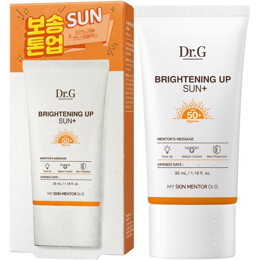 Dakteoji Beurateuning Eop Seon Peulreoseu Sunscreen SPF 50+ PA+++, 35 ml, 1 Pack (닥터지 브라트닝 업 선 플러스)